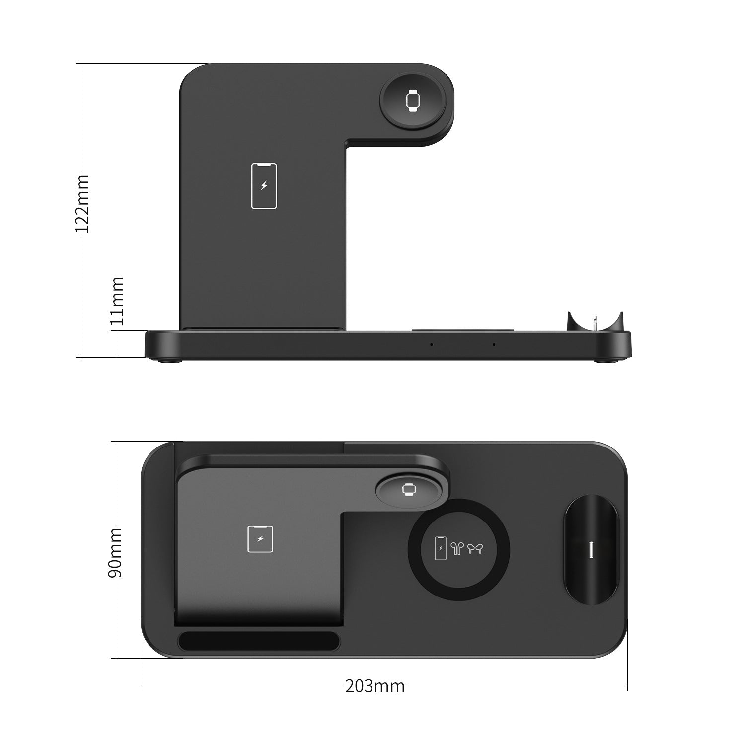 Wireless charger Three-in-one wireless charger for phones and watches