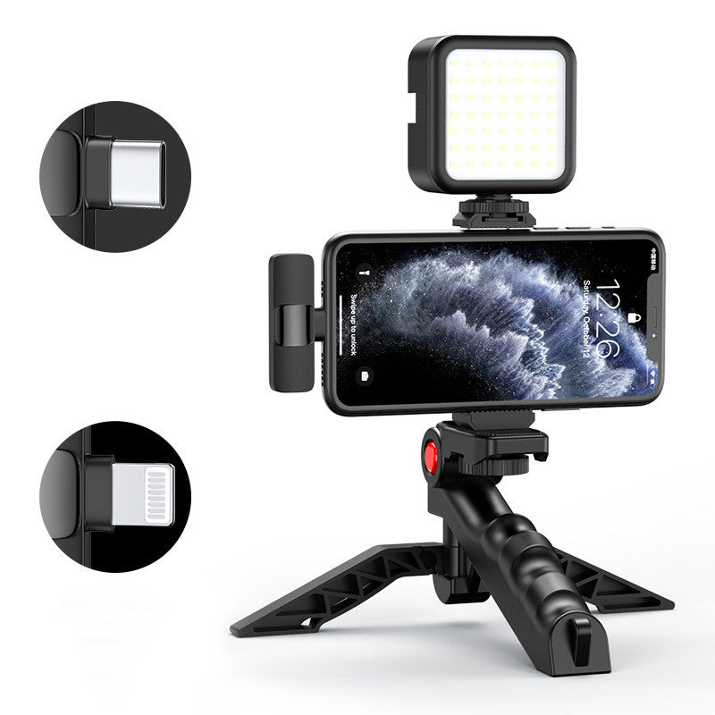 Elevate Your Content Creation with the Fill Light Microphone Desktop Tripod Mobile Phone