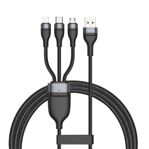 The Ultimate USB Three-port Mobile Phone Charging Cable