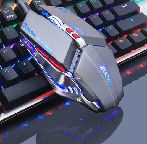 Enhance Your Gaming Experience with the Silent Mute Computer Wired Gaming Mouse
