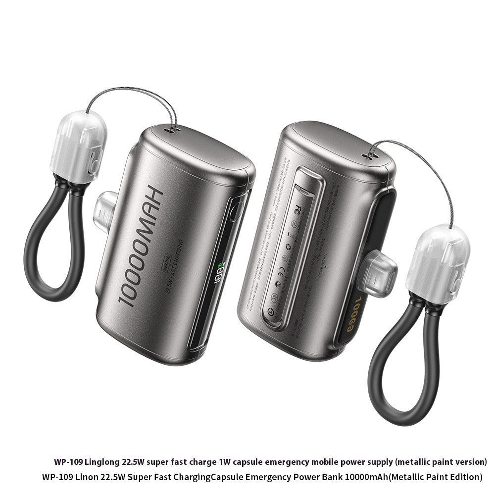 Discover the Portable Mini Capsule Power Bank