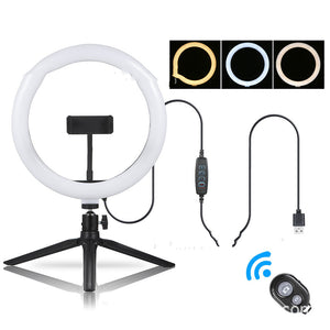 Illuminate Your Creativity with the Compatible with Apple Ring Light Set
