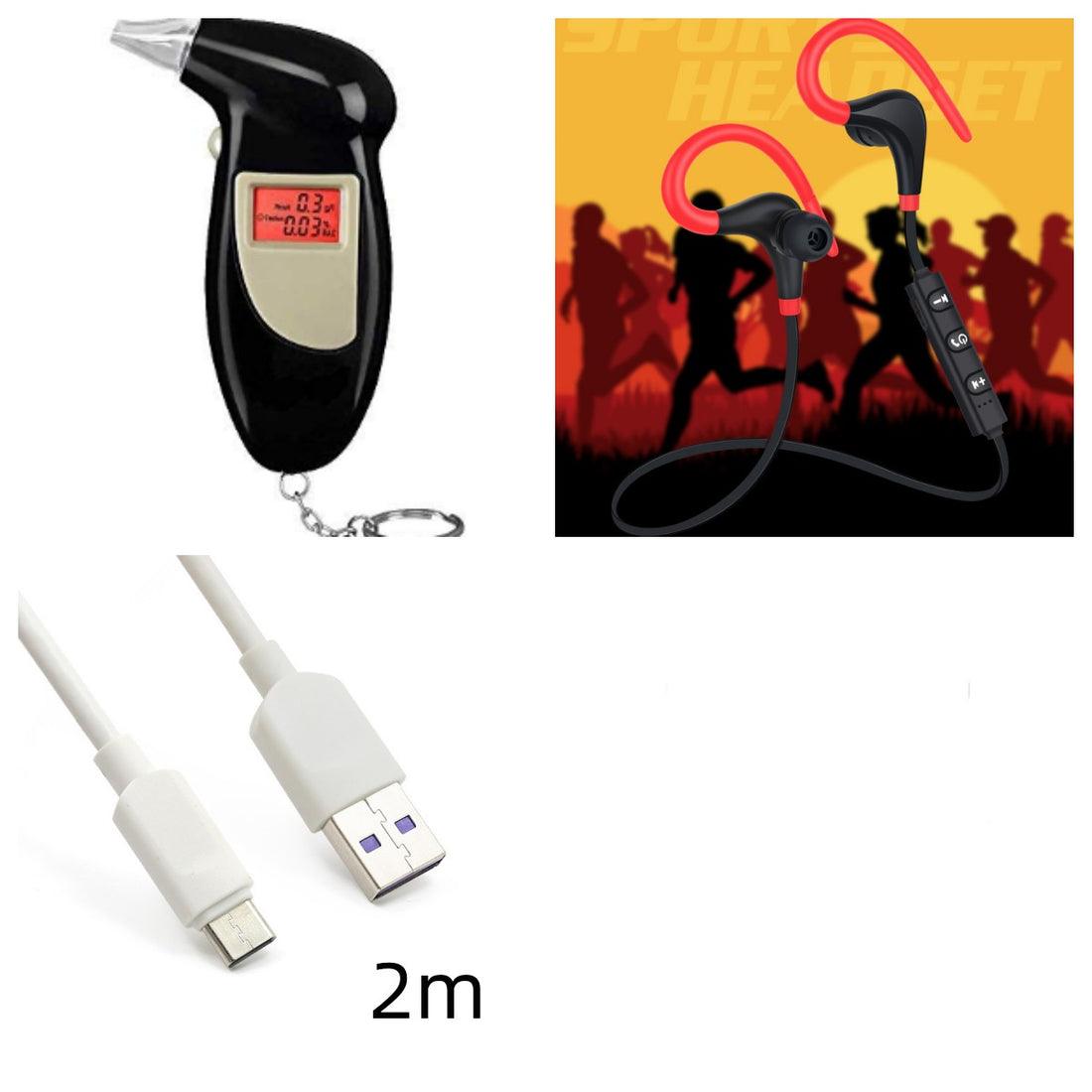 BT-01 Big Horn Sports Bluetooth Headset for Gym Running Use