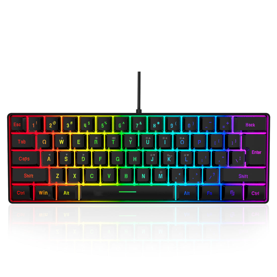 RGB Lighting Wired Gaming Membrane Keyboard