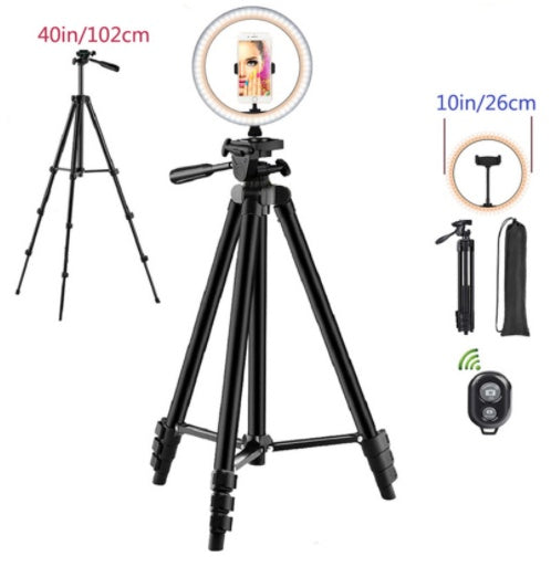 Bracket Tripod Round Fill Ring Light 3 Colors
