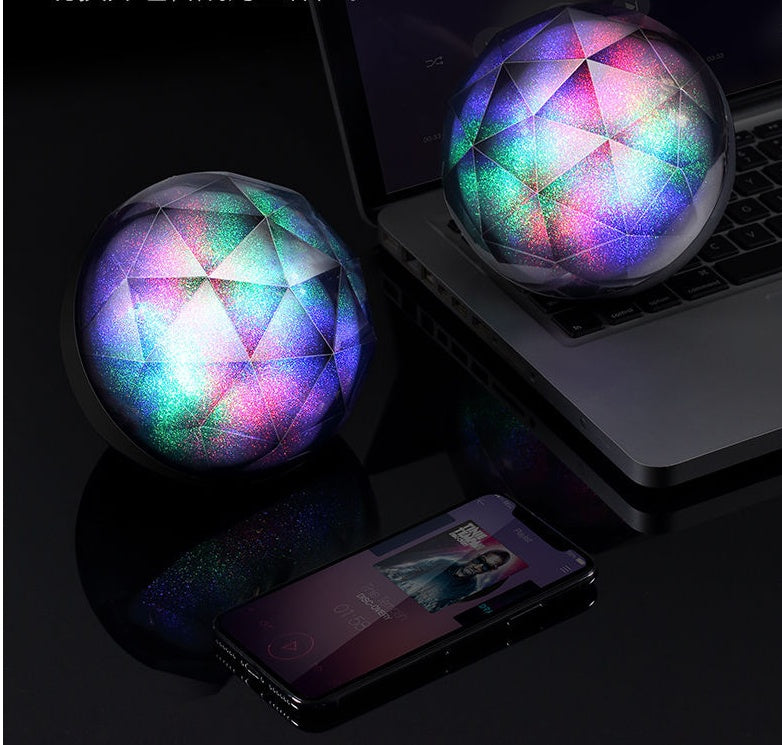 LED seven-color Bluetooth speaker magic ball