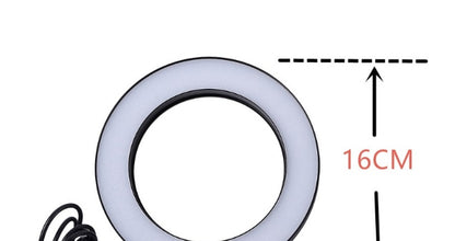Compatible with Apple Lifting LED ring light