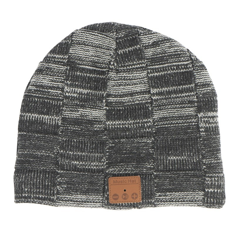 Wireless bluetooth knitted hat