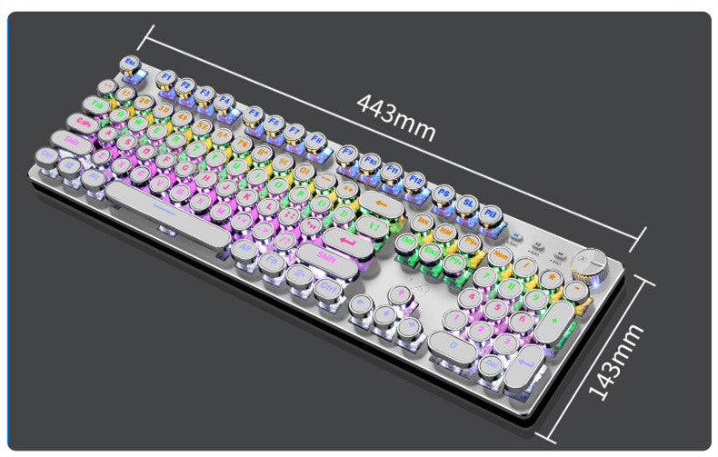 Mechanical 104 Anti-ghosting Luminous Keyboard