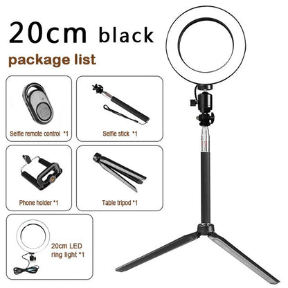Compatible with Apple, Tripod Fill Ring Light