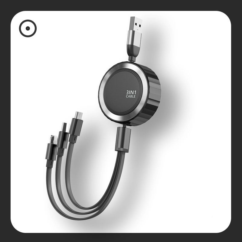 Three In One Mobile Phone Charging Cable