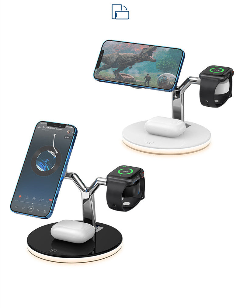 3 In 1 Magnetic Wireless Charger Stand Watch