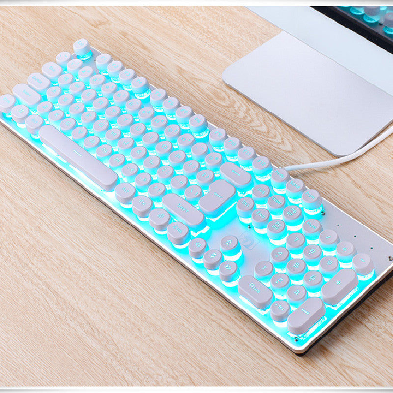 Manipulator Punk Retro Luminous Keyboard