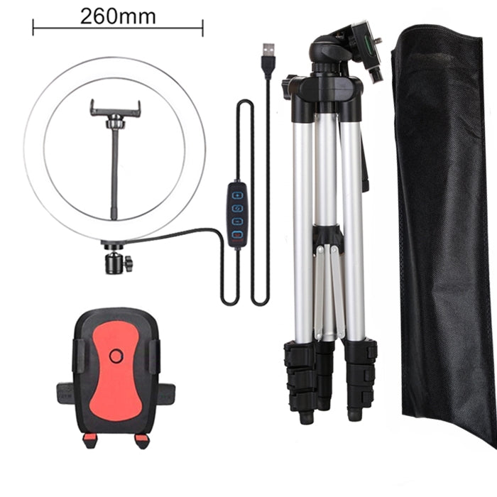 Aluminum Alloy Live Tripod Ring Light