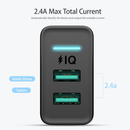 Mobile Phone 2.4A Charging Head 5V2.4A Power Adapter