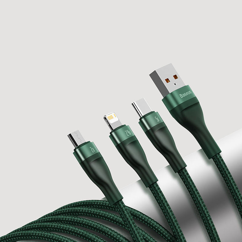 USB Three-port Mobile Phone Charging Cable
