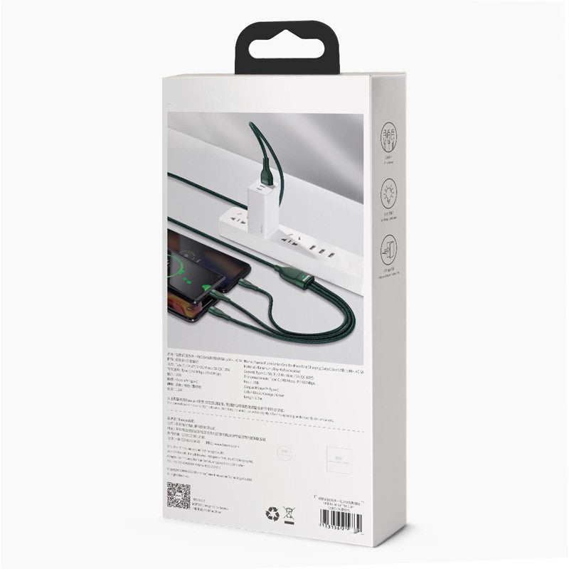 USB Three-port Mobile Phone Charging Cable