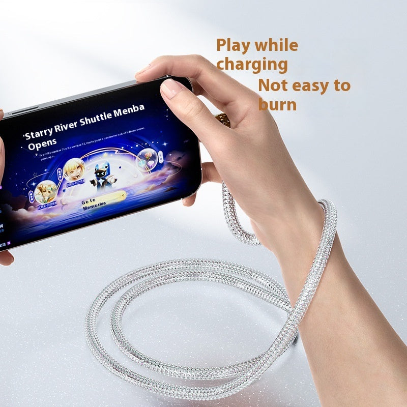 PD20W Diamond Braided Type-c Charging Cable