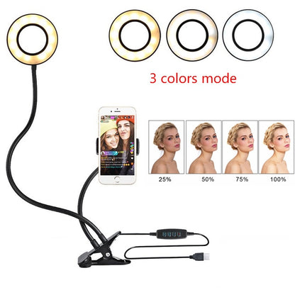 LED Selfie Ring Light for Live Adjustable