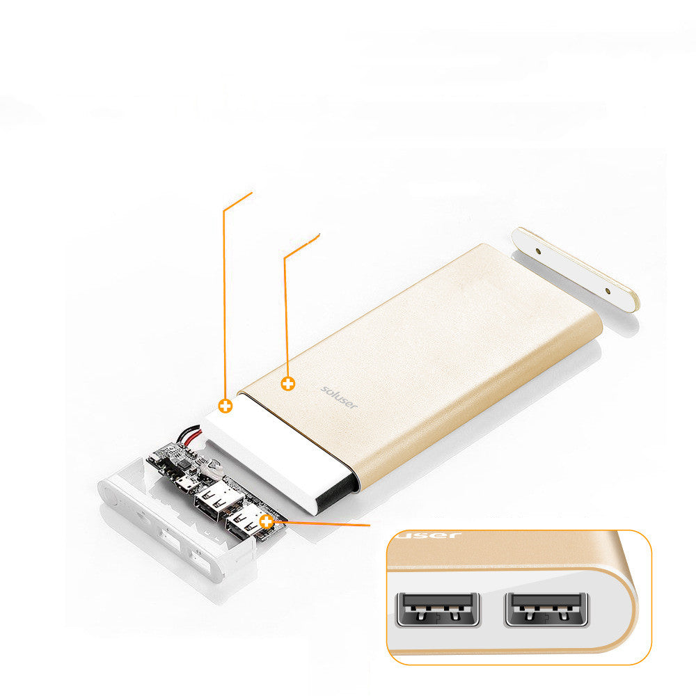12000mAh Aluminum Alloy Power Bank