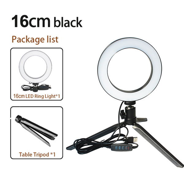 Compatible with Apple, Tripod Fill Ring Light