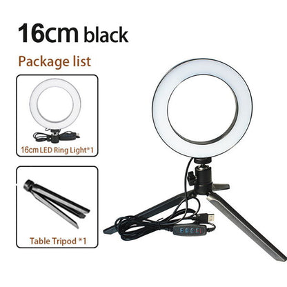Compatible with Apple, Tripod Fill Ring Light