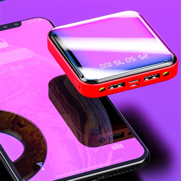 20000 MAh Portable Mirror Digital Display Power Bank