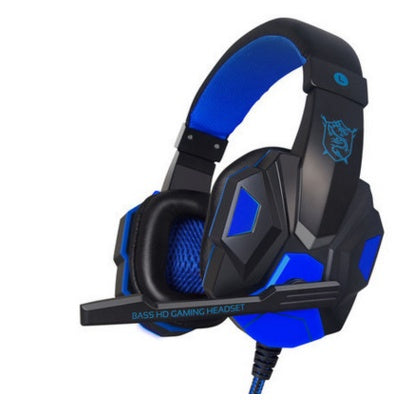 Pc780 Black Blue Head Gaming Headphone