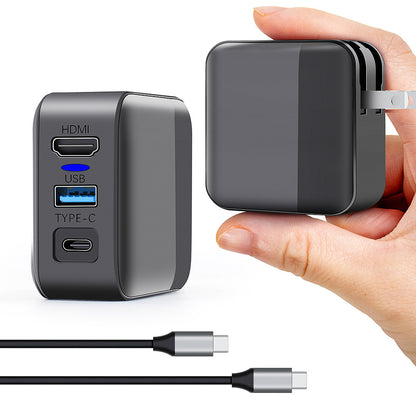 AC Adapter 2IN1 Supports TV Conversion Host Charging