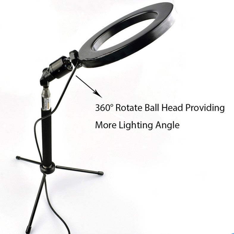 Compatible with Apple Lifting LED ring light