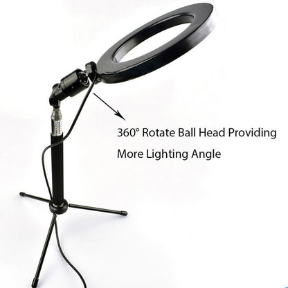 Compatible with Apple Lifting LED ring light