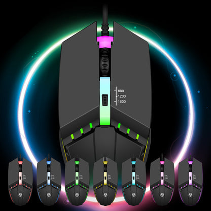 Wired Usb Glowing Computer Mouse