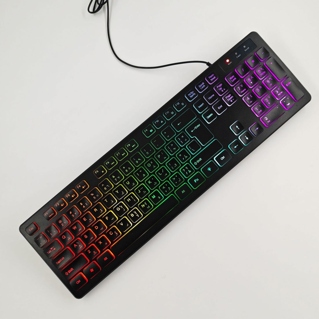 Mechanical Shaft Wired Backlit Mechanical Keyboard