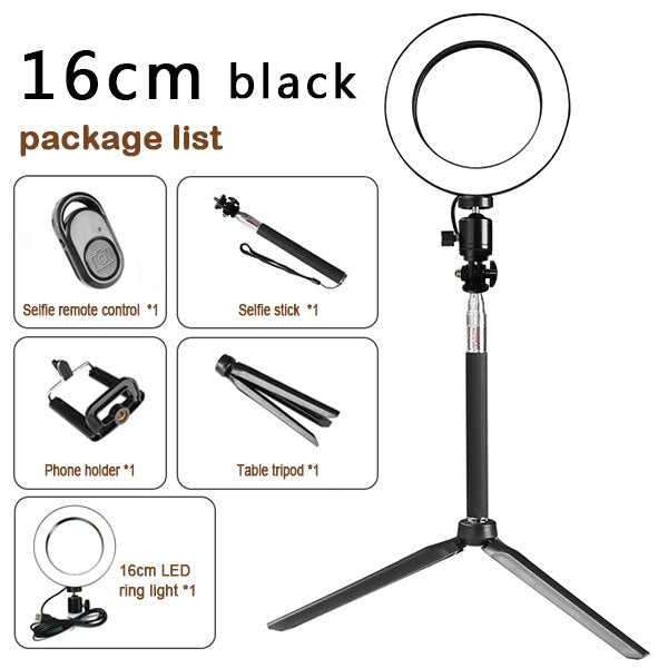 Compatible with Apple, Tripod Fill Ring Light
