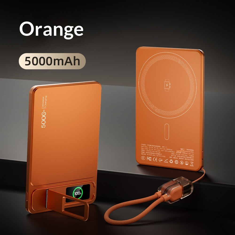 Color Screen Stand And Wireless Magnetic Charging