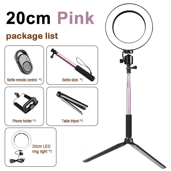 Compatible with Apple, Tripod Fill Ring Light
