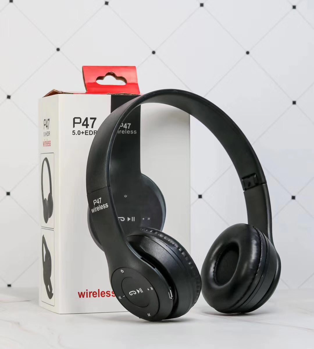 Foldable Stereo Bass Bluetooth Headphones