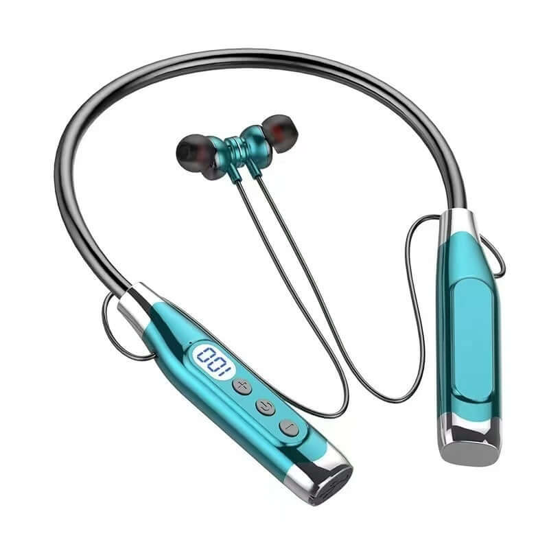 Wireless Bluetooth Neckband Earbuds with Deep Bass Sound