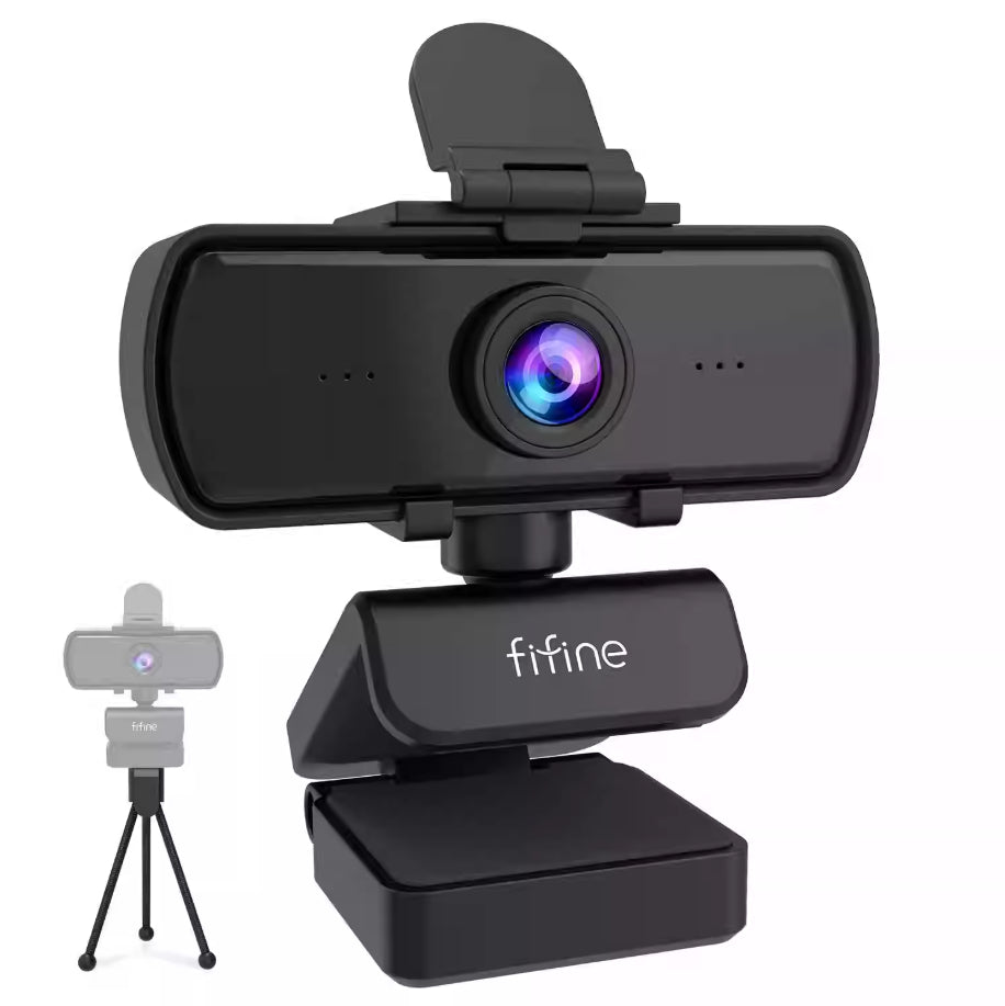 1440p Webcam With Microphone Tripod