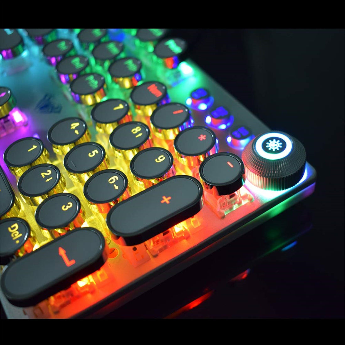 Punk Green Axis Computer Wired Gaming Keyboard