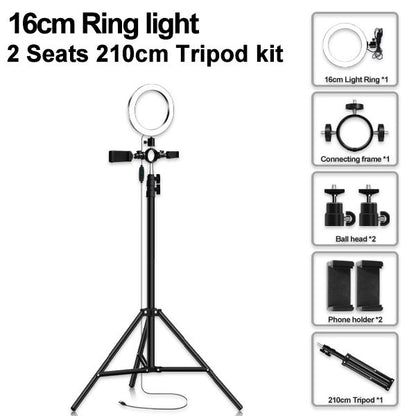 Compatible with Apple Multi-position ring light