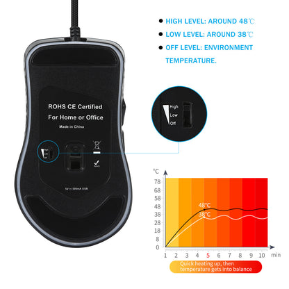 Computer Wired Gaming Optical Mouse