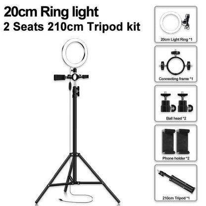 Compatible with Apple Multi-position ring light