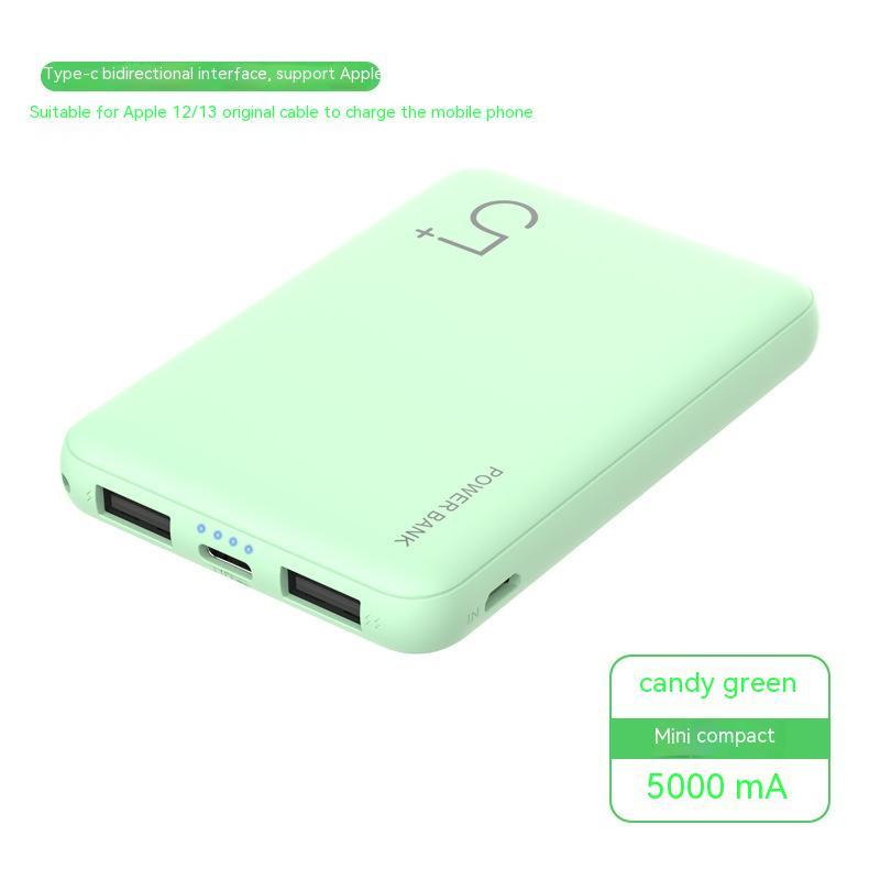 5000mah Compact Mini Portable Power Bank