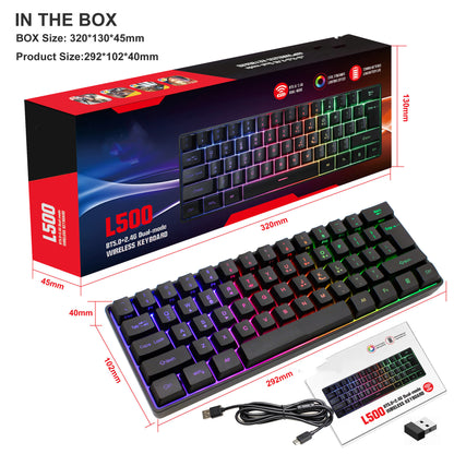 RGB Lighting Wired Gaming Membrane Keyboard