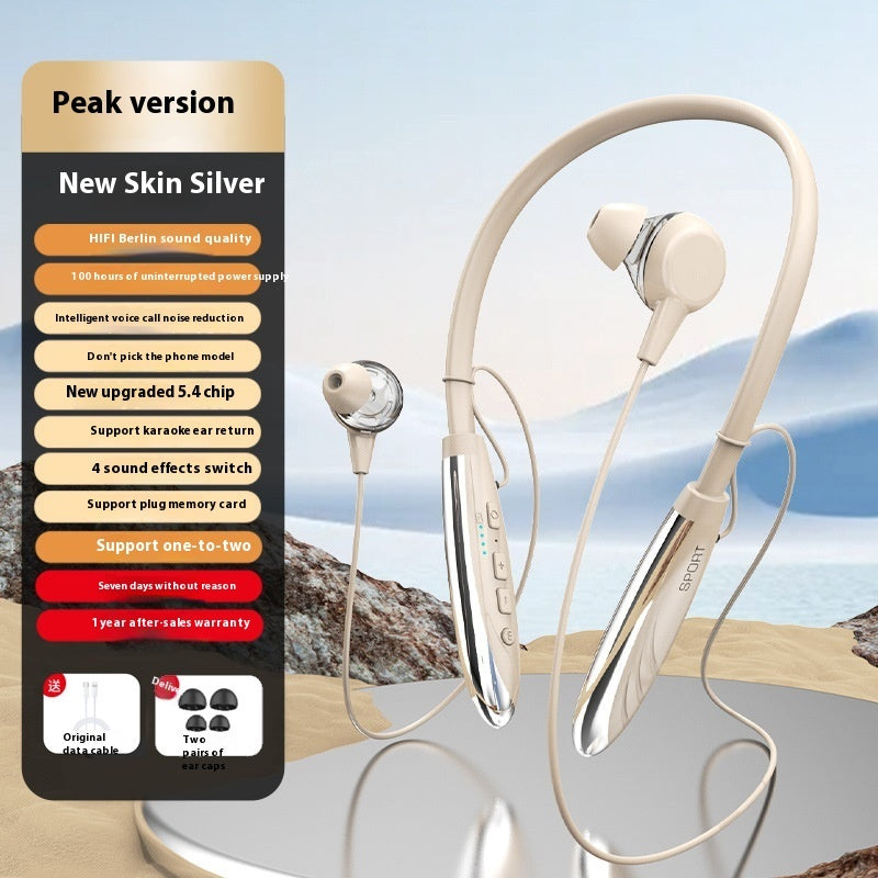 Neck Wireless Bluetooth-compatible Earphones