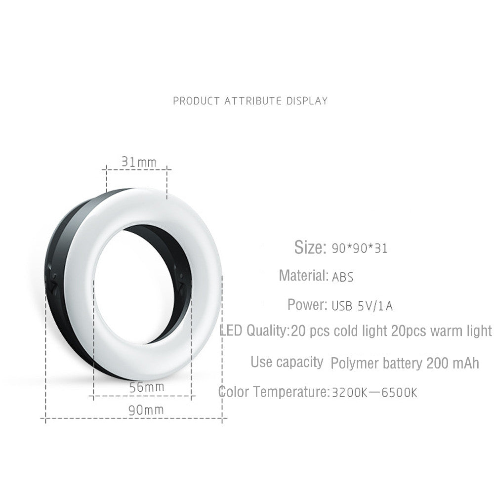 Led Selfie Ring Light For Cell Phone Photography