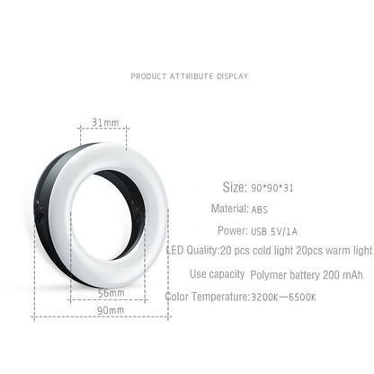 Led Selfie Ring Light For Cell Phone Photography