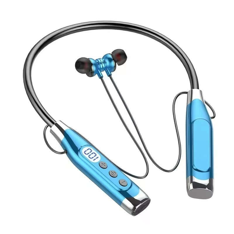 Wireless Bluetooth Neckband Earbuds with Deep Bass Sound