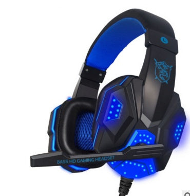 Pc780 Black Blue Head Gaming Headphone